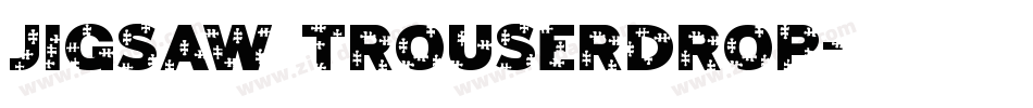 JIGSAW TROUSERDROP字体转换